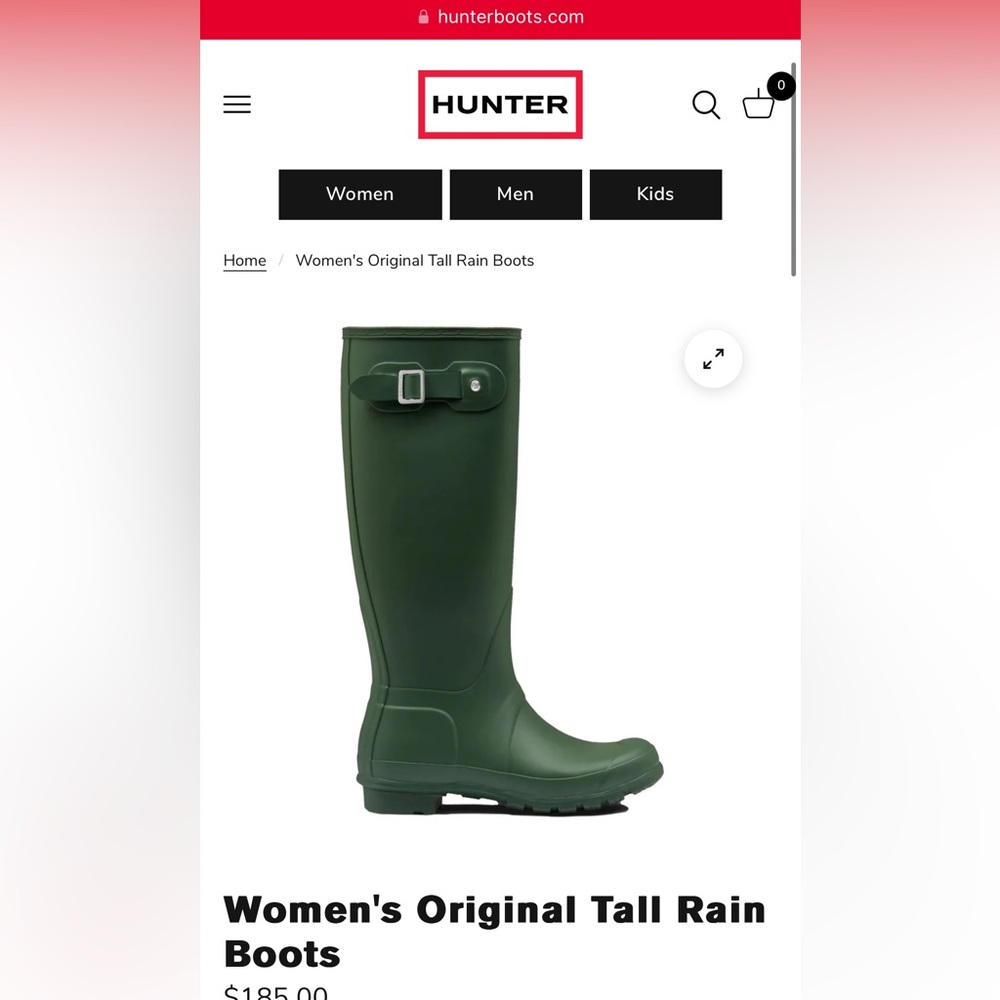 Hunter Women's Original Tall Rain Boots